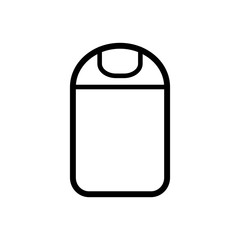 trash can icon vector template