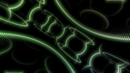 Disco club space illumination neon light room floor wall 3D illustration abstract background