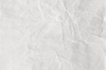 Grey crumpled background paper texture