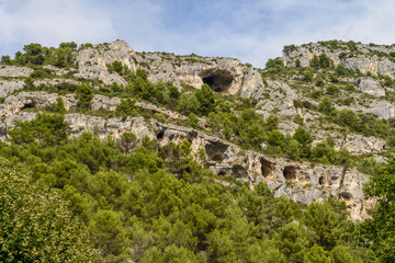 Felslandschaft bei Fontaine-de-Vaucluse