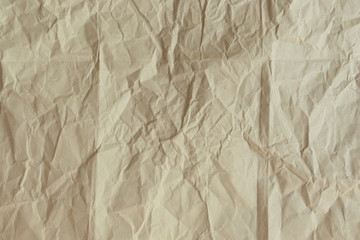 brown crumpled paper texture background