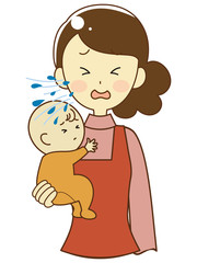 People coughing and sneezing