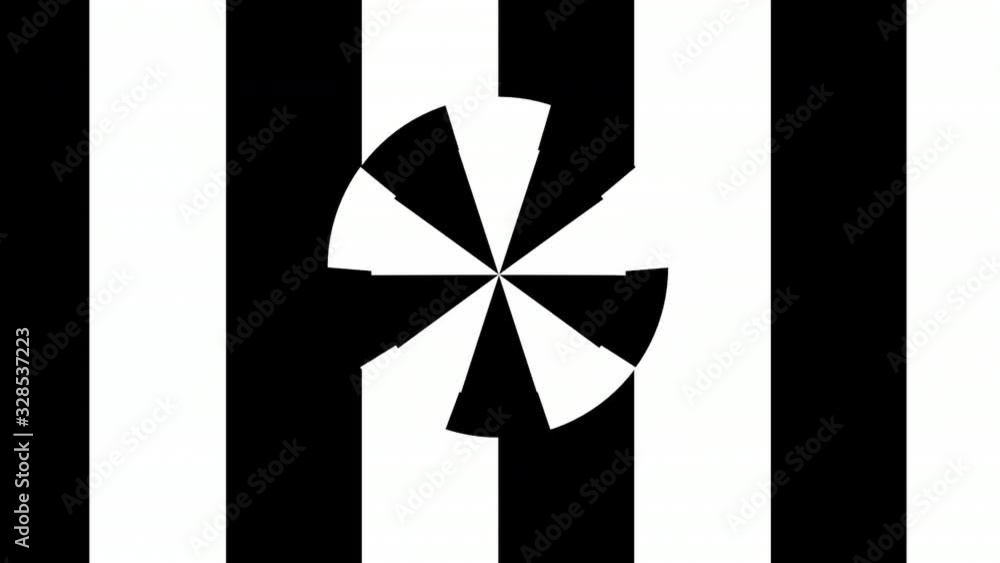Poster black and white stripes. computer generated abstract background, 3d rendering backdrop
