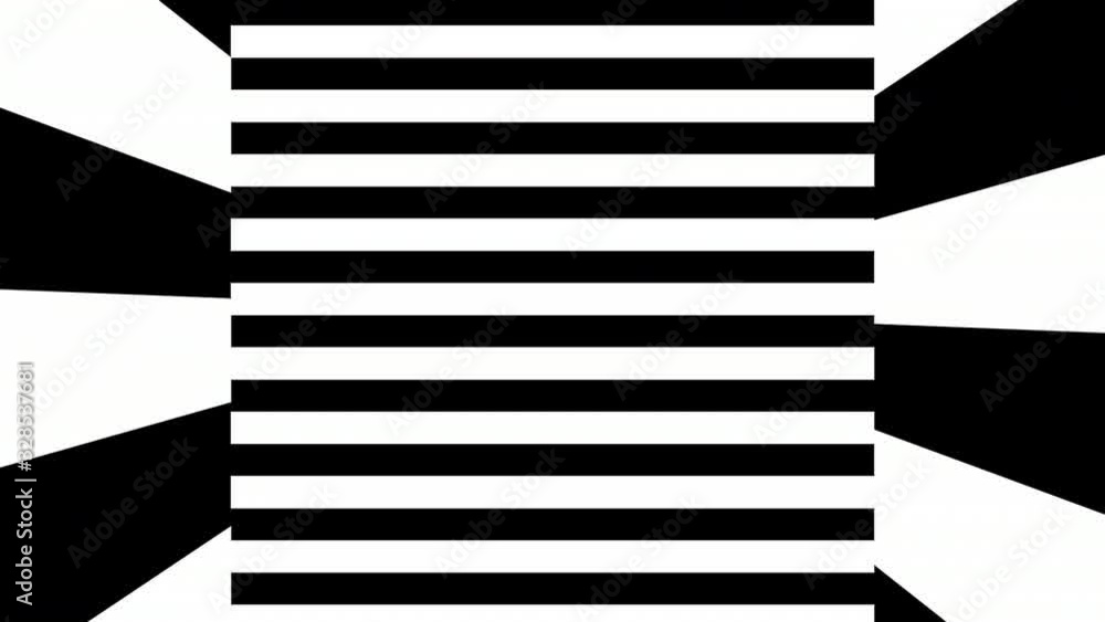 Poster black and white stripes. computer generated abstract background, 3d rendering backdrop