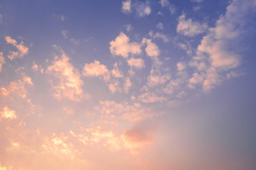 natural colors beautiful sunrise sky with dramatic light
