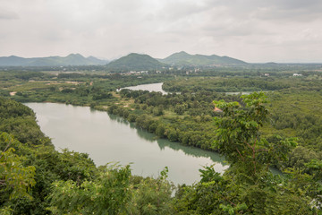 ASIA THAILAND PRANBURI LANDSCAPE RIVER