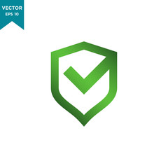 shield icon vector logo template 