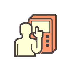 concrete testing icon