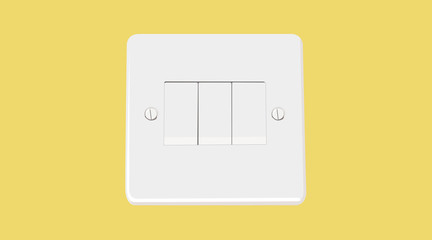 Vector Isolated Illustration of a Light Switch