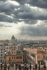 View from the Spanish Steps - Roma