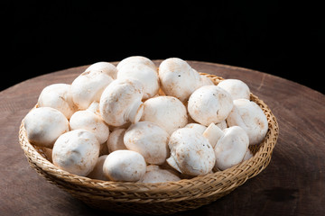 A lot of nutritious mushrooms