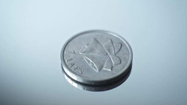 1 lats 2012 - Christmas bells Closeup Coin of the Latvian republic