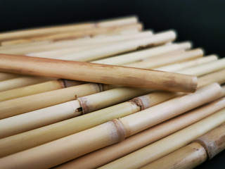Bamboo drinking straw