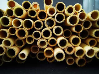 Bamboo drinking straw