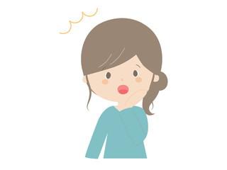 Surprised young woman