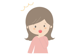 Surprised young woman