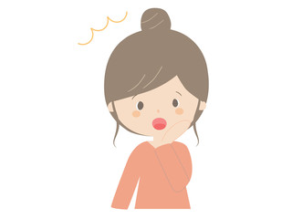 Surprised young woman