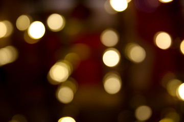 festive night background with blurred lights