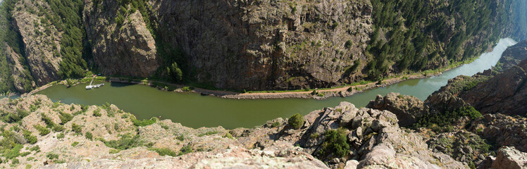 Black Canyon of the Gunnison National Park, north rim, Colorado, USA