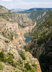 Fototapeta na wymiar Black Canyon of the Gunnison National Park, north rim, Colorado, USA