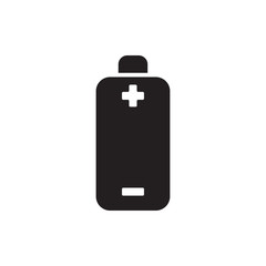 battery icon in trendy flat style 