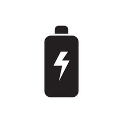 battery icon in trendy flat style 