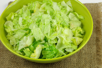 salade iceberg émincé