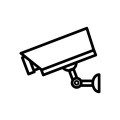 surveillance camera icon vector template