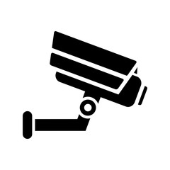 surveillance camera icon vector template