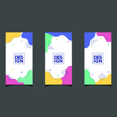 Abstract wave design cover set