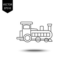 thin line icons for Train,transportation,vector illustrations