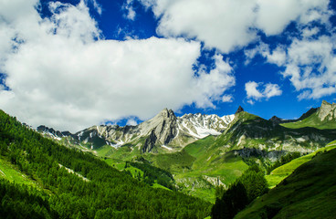 Obraz premium Italy mountains nature sky clouds sunny 