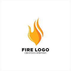 Vector Illustration Logo icon fire flame element, template creative logo symbol business