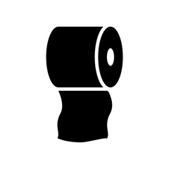 tissue toilet icon vector template