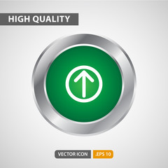 Upload icon for your web site design, logo, app, UI. Vector graphics illustration and editable stroke. EPS 10.