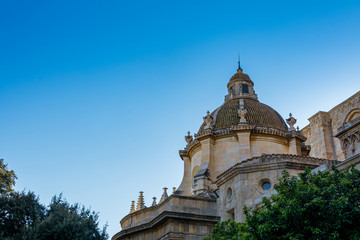 Fototapeta na wymiar Tarragona cathedral in Catalonia, Spain.