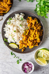 Cauliflower and Yellow Lentil Curry 