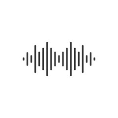 Sound Wave Icon Vector Illustration