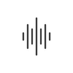 Sound Wave Icon Vector Illustration