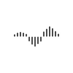 Sound Wave Icon Vector Illustration