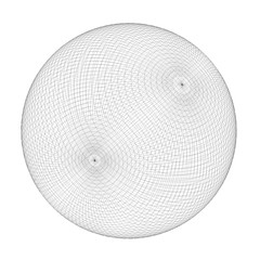 Render lines globe