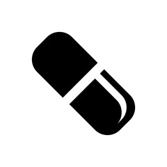capsule icon vector template