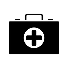 first aid box icon vector template