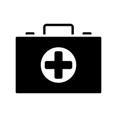 first aid box icon vector template