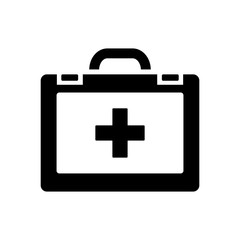 first aid box icon vector template