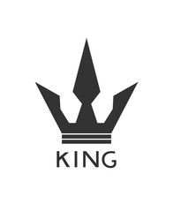 Design of royal crown icon
