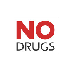 Design of no drugs message