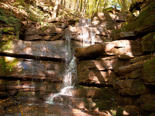 Wasserfall in der Margarethgenschlucht bei Neckargerach