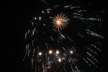 Fototapeta premium fireworks for July 14