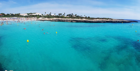 Menorcan sea and blue sky